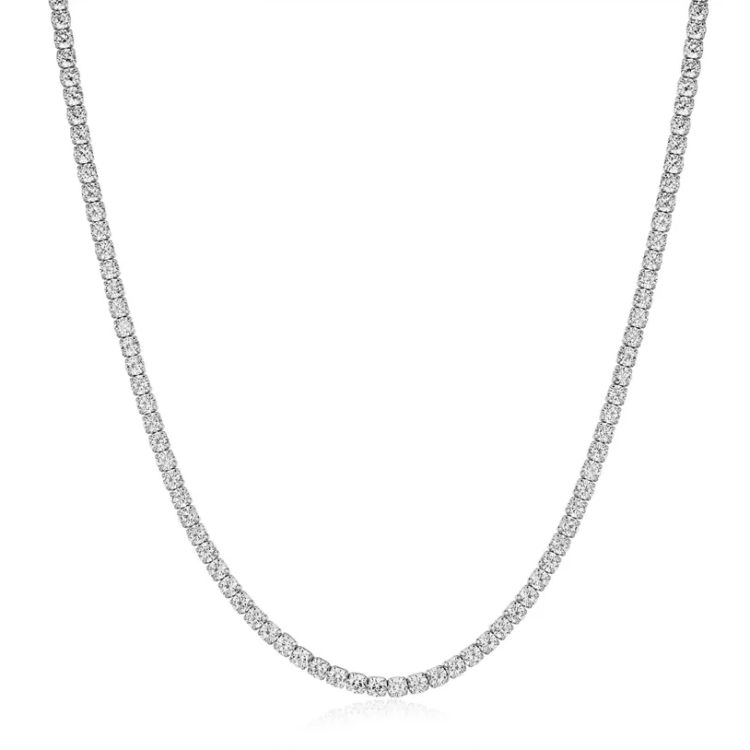 ANIA HAIE Silver Classic Tennis Necklace