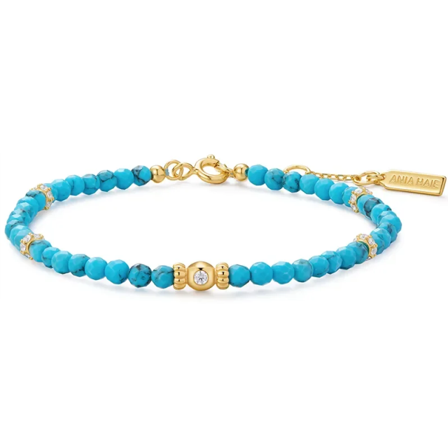 ANIA HAIE Lab Created Turquoise Beaded Bracelet
