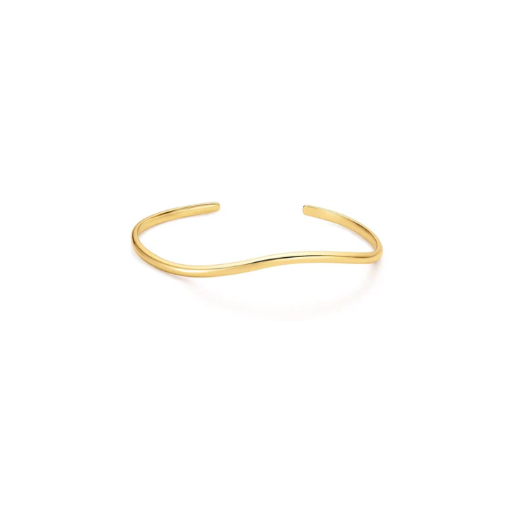 ANIA HAIE Gold Wave Cuff Bracelet