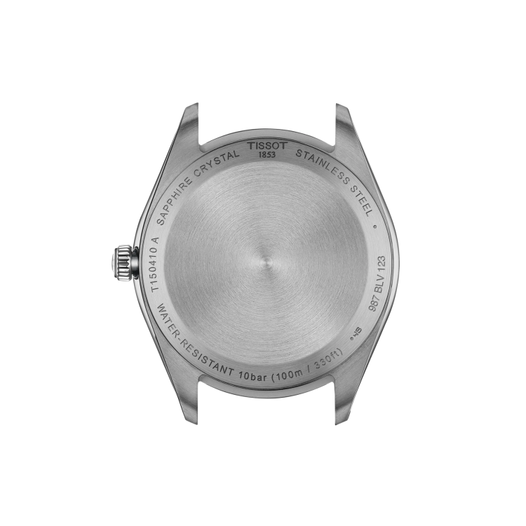 Tissot PR 100 Black Leather Strap