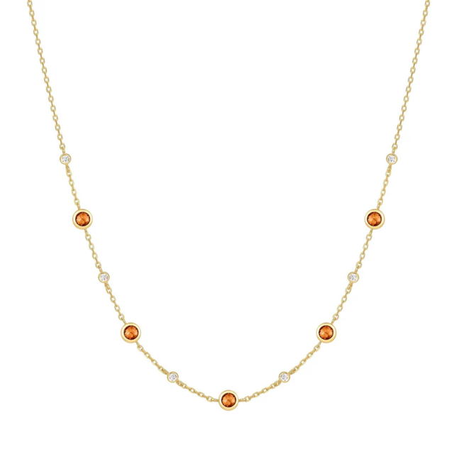 ANIA HAIE Gold Nano Gem Station Necklace