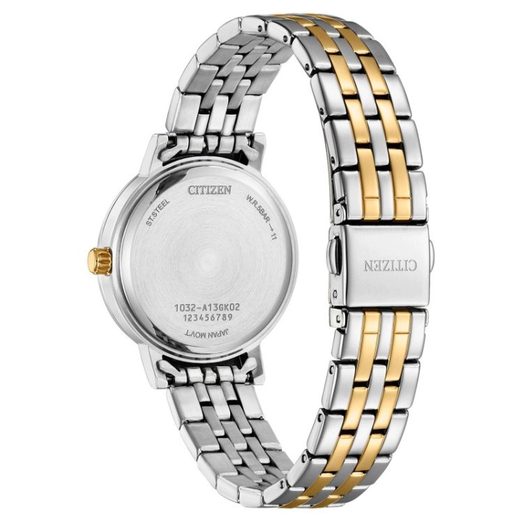 CITIZEN ELEGANCE CRYSTALS Two Tone Stainless Steel Bracelet