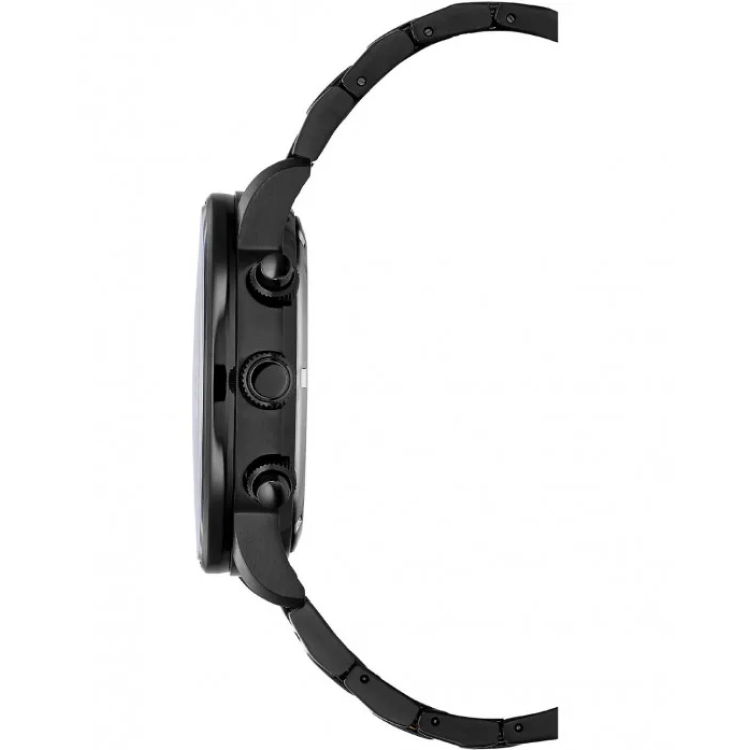 CITIZEN ECO-DRIVE CHROGRAPH Black Stainless Steel Bracelet