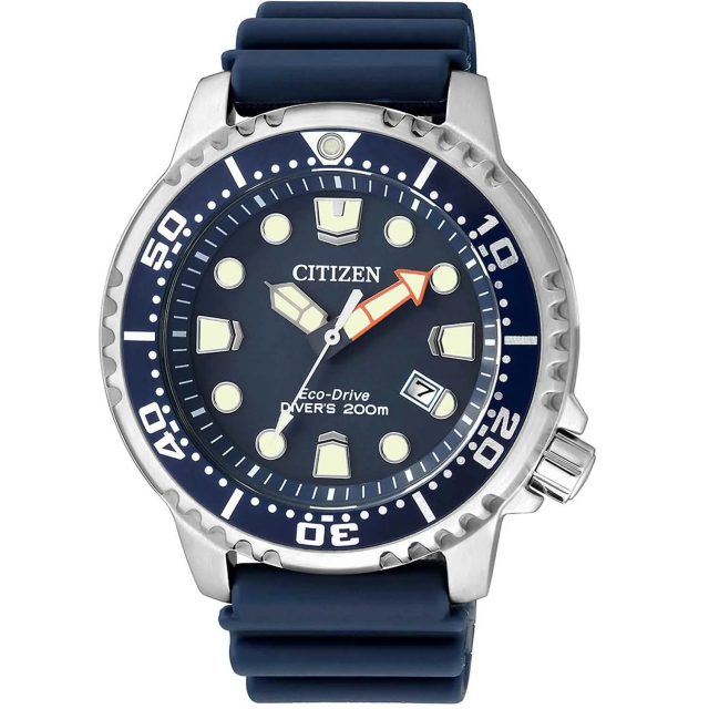 CITIZEN PROMASTER ECO-DRIVE DIVER Blue Rubber Strap