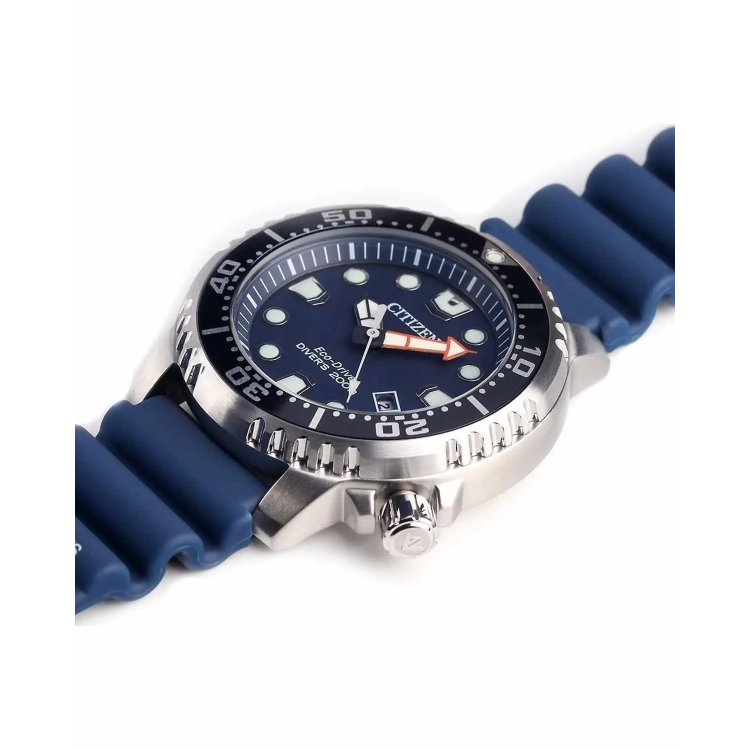 CITIZEN PROMASTER ECO-DRIVE DIVER Blue Rubber Strap