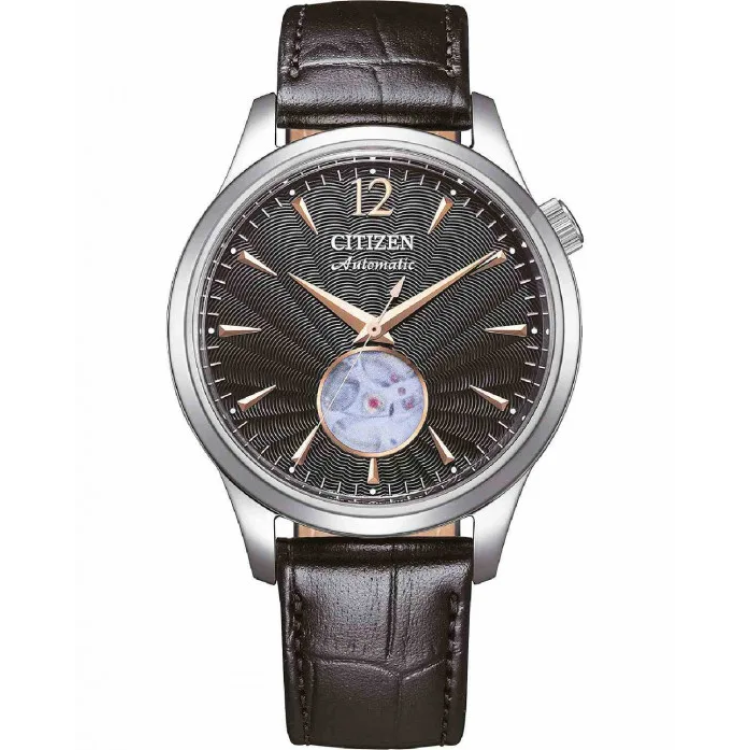 CITIZEN CLASSIC AUTOMATIC Black Leather Strap