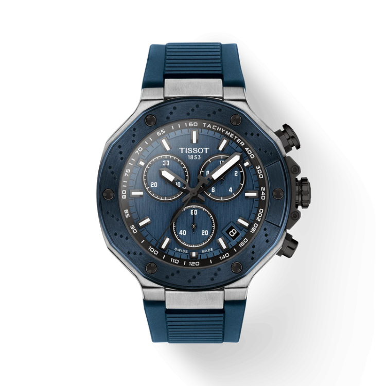 TISSOT T-RACE Blue Rubber Strap