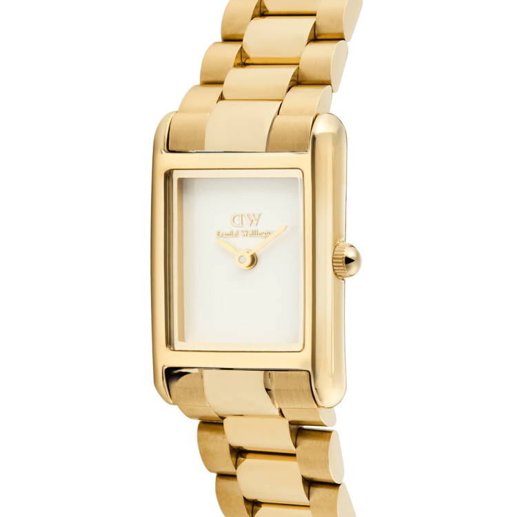 DANIEL WELLINGTON Bound Mini 3-Link Gold Stainless Steel Bracelet