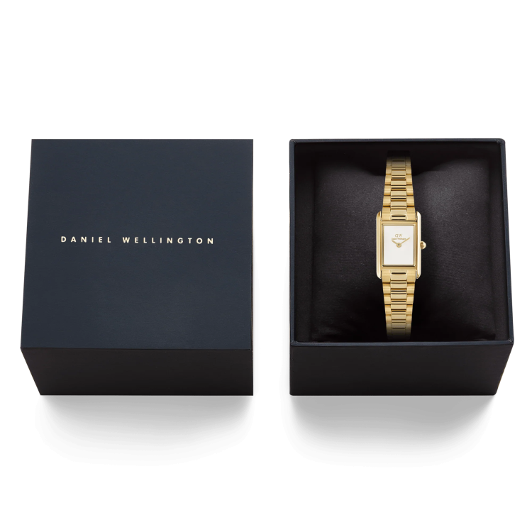 DANIEL WELLINGTON Bound Mini 3-Link Gold Stainless Steel Bracelet