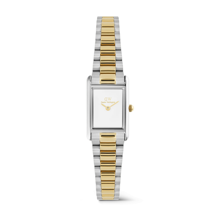 DANIEL WELLINGTON Bound Mini 3-Link Two Tone Gold Stainless Steel Bracelet