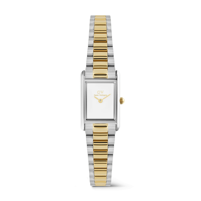 DANIEL WELLINGTON Bound Mini 3-Link Two Tone Gold Stainless Steel Bracelet