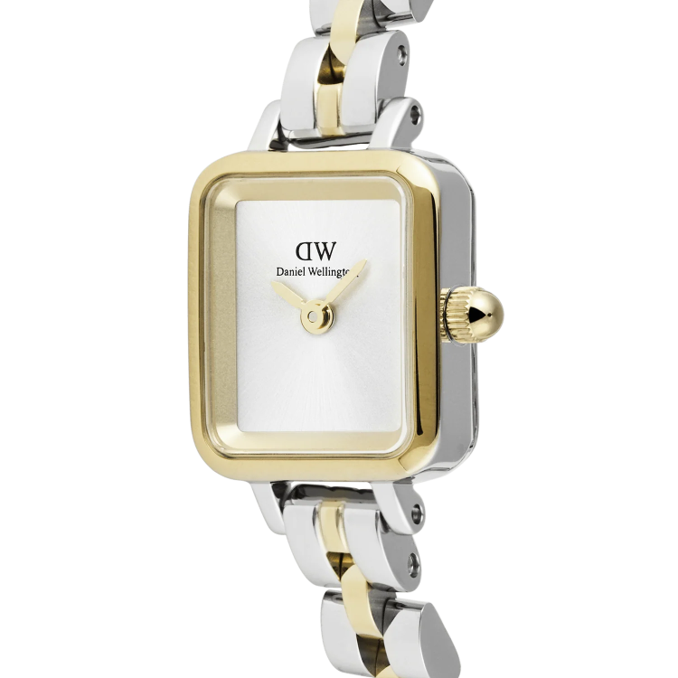 DANIEL WELLINGTON Quadro Mini Arch 3-Link Two Tone Stainless Steel Bracelet