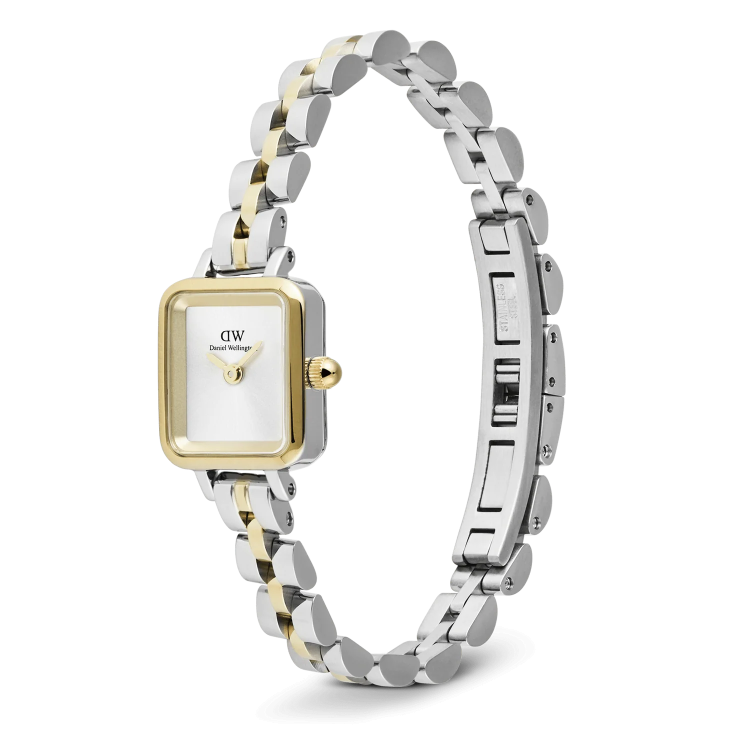 DANIEL WELLINGTON Quadro Mini Arch 3-Link Two Tone Stainless Steel Bracelet