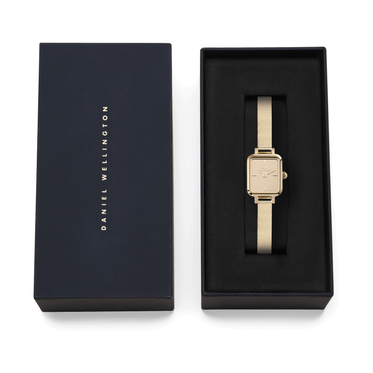 DANIEL WELLINGTON Quadro Mini Reflection Gold Stainless Steel Bracelet