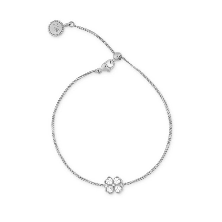 24KAE Bracelet with a Clover Ornament
