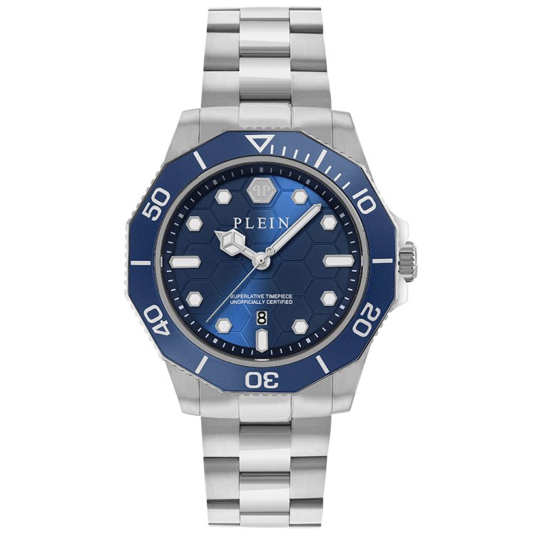 PHILIPP PLEIN Aquastorm Silver Stainless Steel Bracelet