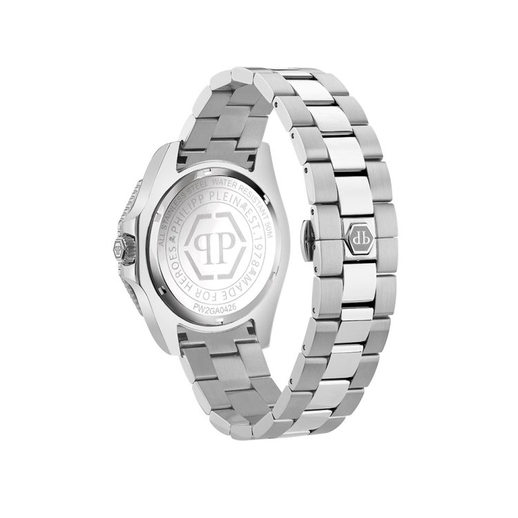PHILIPP PLEIN Aquastorm Silver Stainless Steel Bracelet