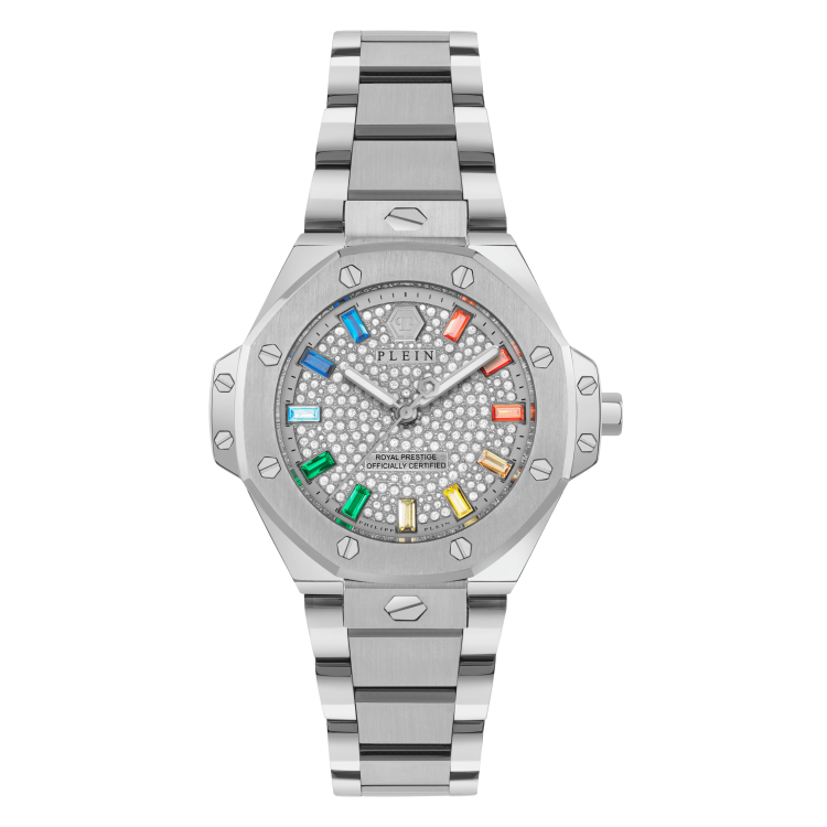 PHILIPP PLEIN Royal Prestige Crystals Silver Stainless Steel Bracelet