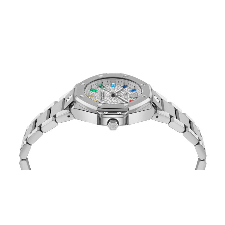 PHILIPP PLEIN Royal Prestige Crystals Silver Stainless Steel Bracelet