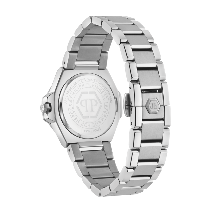 PHILIPP PLEIN Royal Prestige Crystals Silver Stainless Steel Bracelet