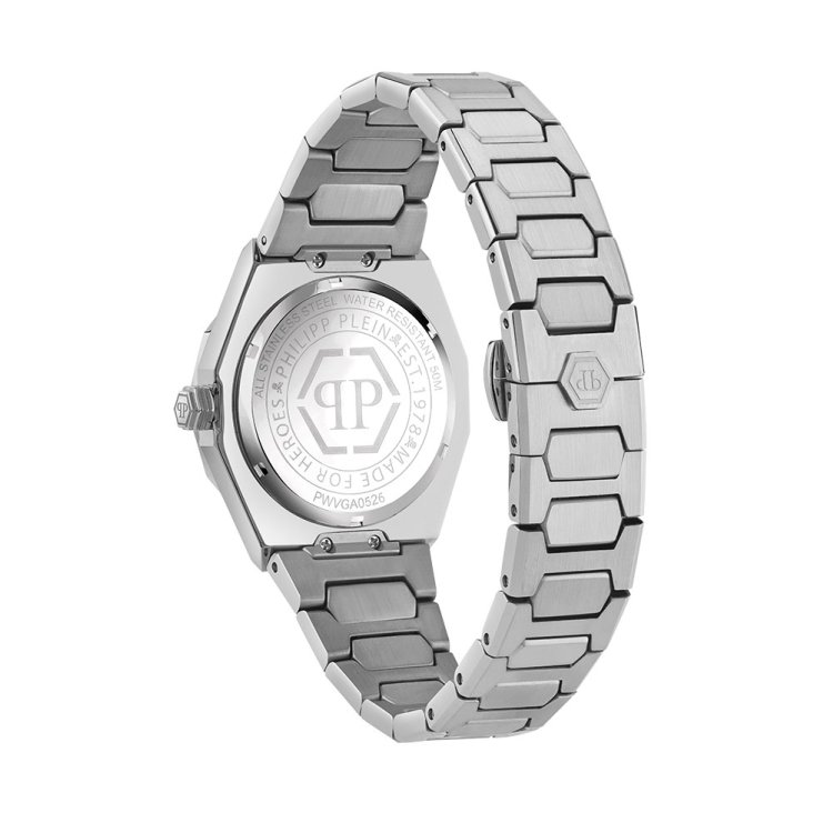 PHILIPP PLEIN Deluxe Crystals Silver Stainless Steel Bracelet