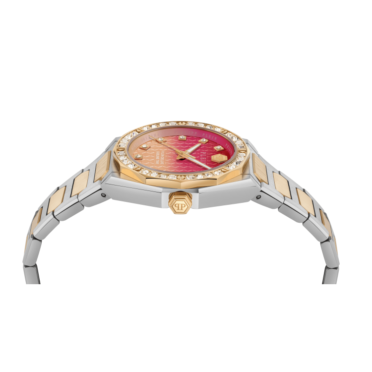 PHILIPP PLEIN Deluxe Crystals Two Tone Stainless Steel Bracelet