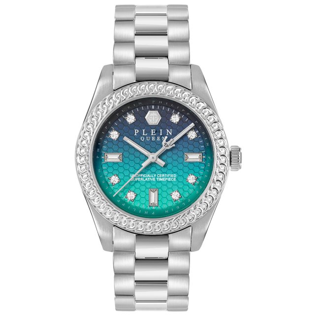 PHILIPP PLEIN Queen Crystals Silver Stainless Steel Bracelet