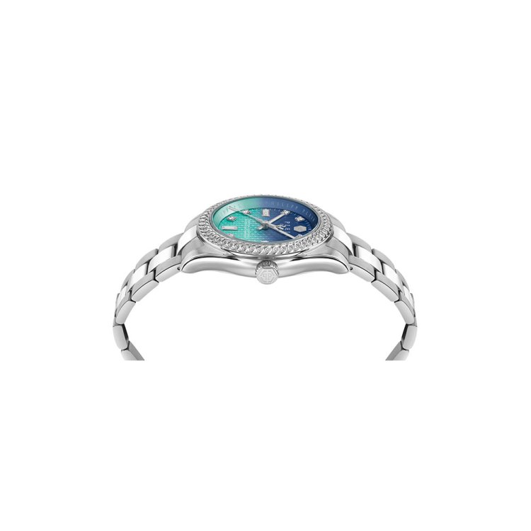 PHILIPP PLEIN Queen Crystals Silver Stainless Steel Bracelet