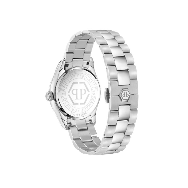 PHILIPP PLEIN Queen Crystals Silver Stainless Steel Bracelet