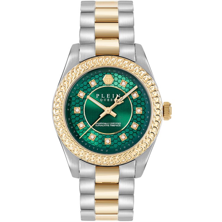PHILIPP PLEIN Queen Crystals Two Tone Stainless Steel Bracelet