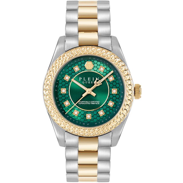 PHILIPP PLEIN Queen Crystals Two Tone Stainless Steel Bracelet