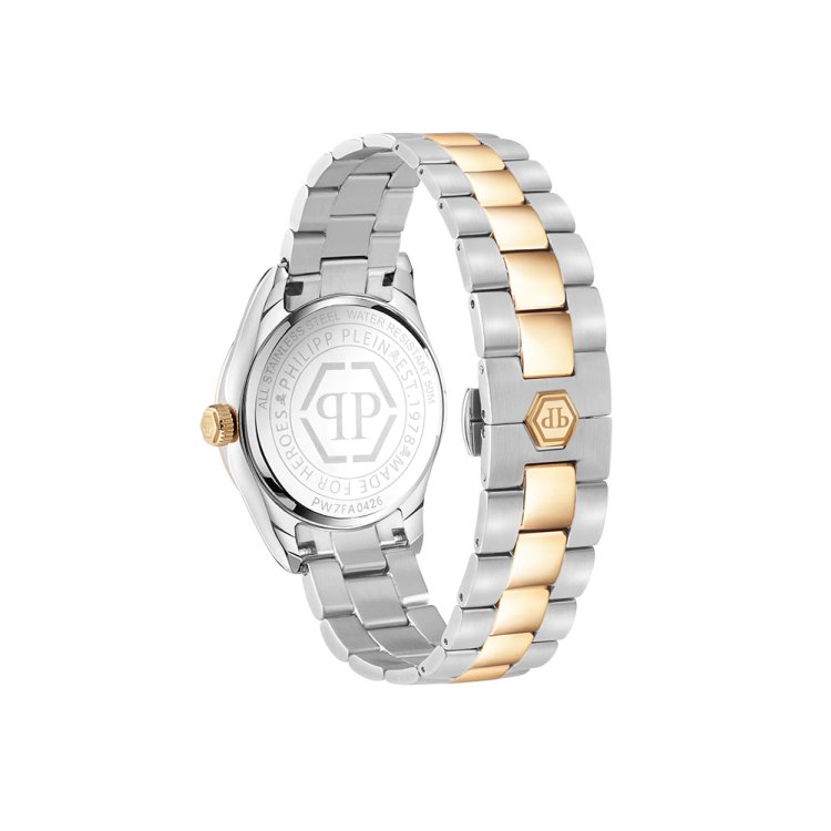 PHILIPP PLEIN Queen Crystals Two Tone Stainless Steel Bracelet