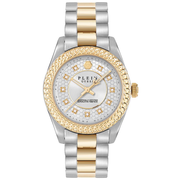 PHILIPP PLEIN Queen Crystals Two Tone Stainless Steel Bracelet