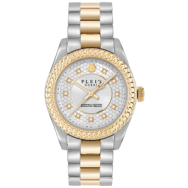 PHILIPP PLEIN Queen Crystals Two Tone Stainless Steel Bracelet