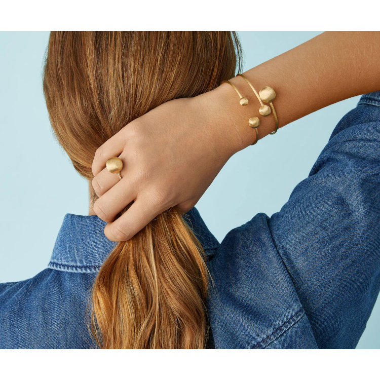 MARCO BICEGO AFRICA Ring with Diamonds in Yellow Gold 18K