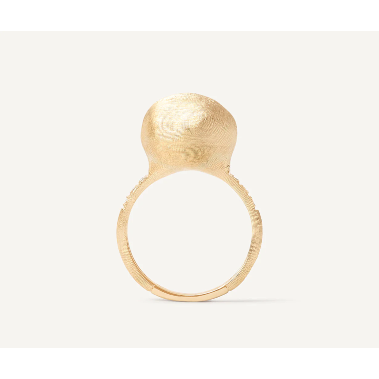 MARCO BICEGO AFRICA Ring with Diamonds in Yellow Gold 18K