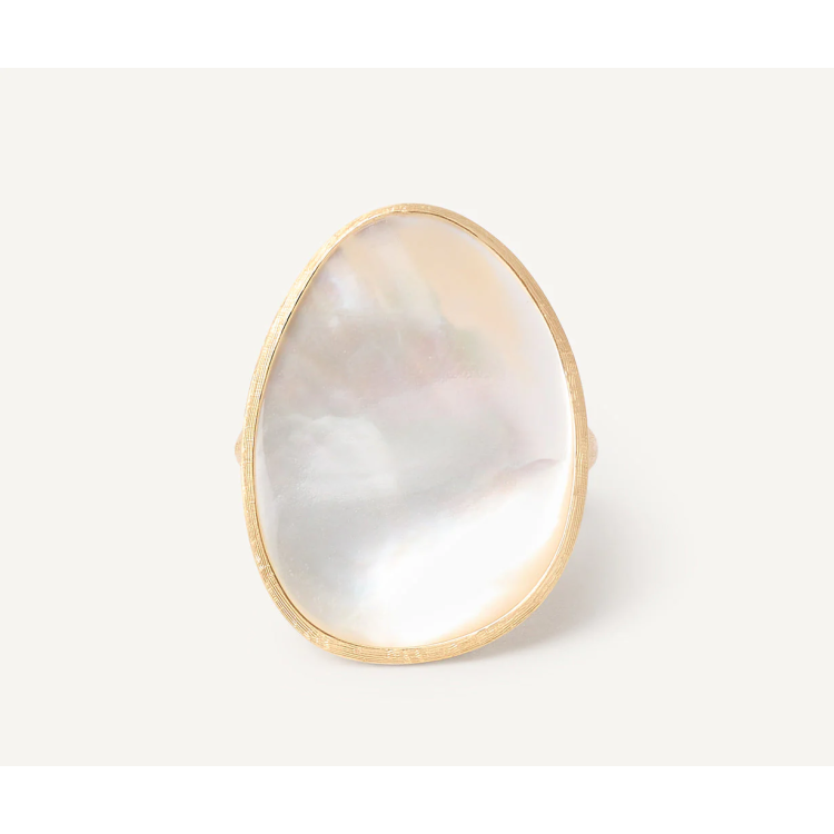 MARCO BICEGO LUNARIA Coctail Ring with MOP in Yellow Gold 18K