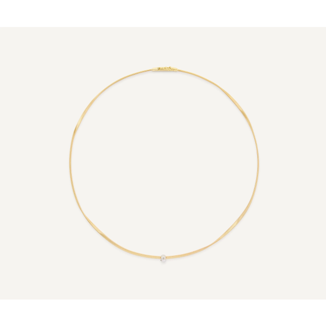 MARCO BICEGO MARRAKECH Necklace with Diamond in Yellow Gold 18K