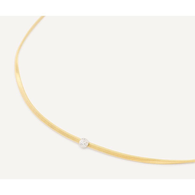 MARCO BICEGO MARRAKECH Necklace with Diamond in Yellow Gold 18K