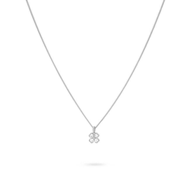 24KAE Necklace with Clover Pendant