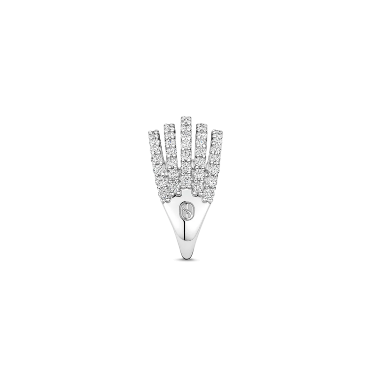 TI SENTO MILANO Stardust Ring – L model in Silver 925 with Zircons