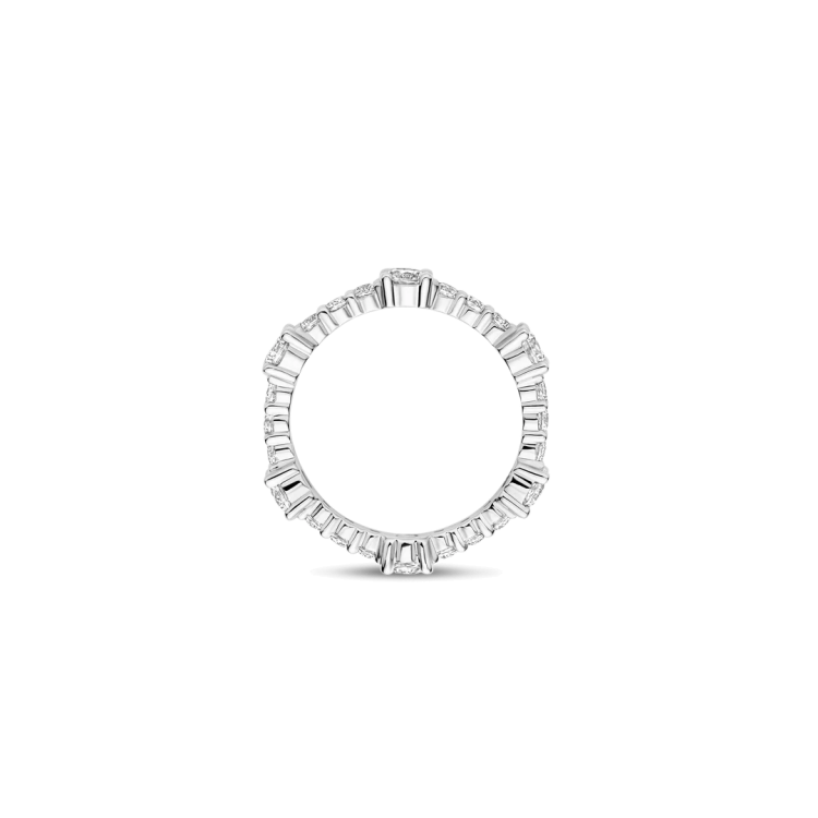 TI SENTO MILANO Eternity Tennis Ring in Silver 925 with Zircons