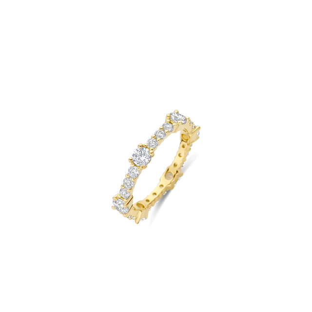 TI SENTO MILANO Eternity Tennis Ring in Silver 925 with Zircons