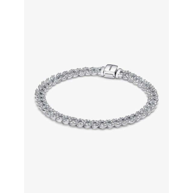 PANDORA ΤΙΜΕLESS Pave Cuban Chain Bracelet