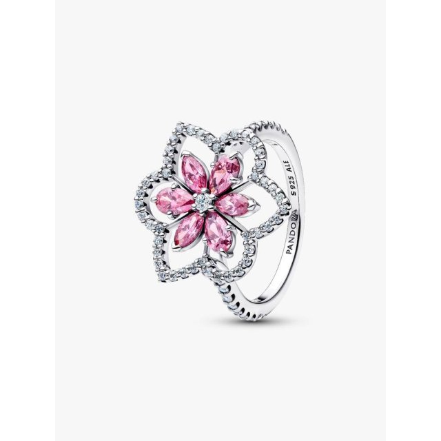 PANDORA TIMELESS Δαχτυλίδι Kοκτέιλ με Διπλό Λουλούδι