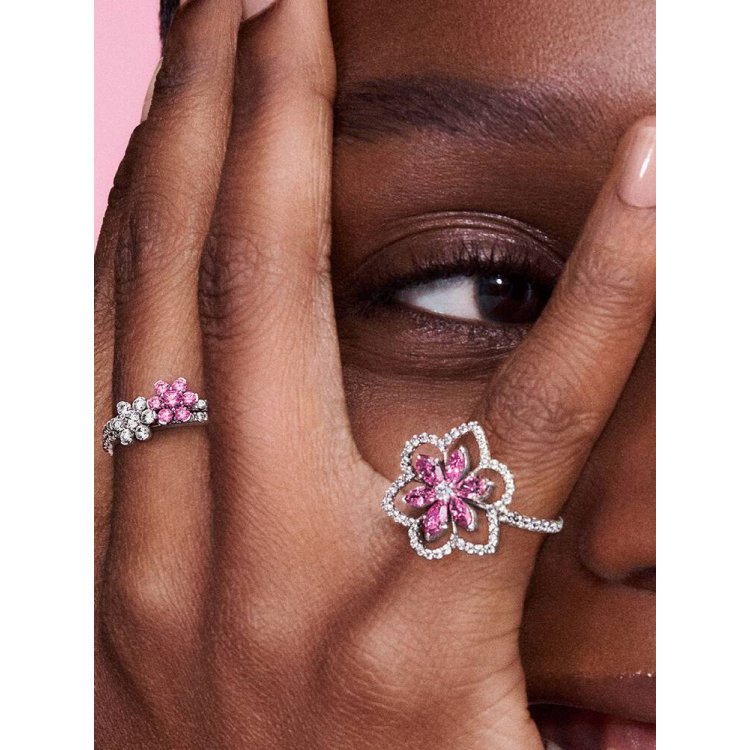 PANDORA TIMELESS Double Flower Cocktail Ring