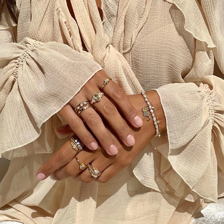 24KAE Beaded Pearl Bracelet with Pendants