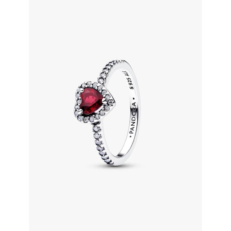 PANDORA ΤΙΜΕLESS Elevated Fuchsia Rose Heart Ring