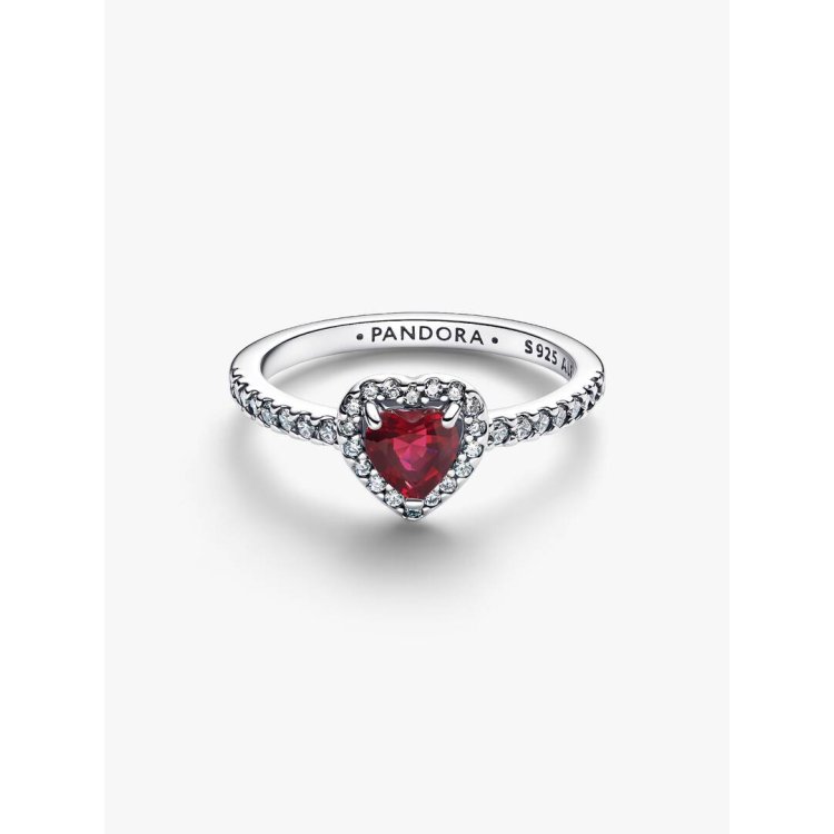 PANDORA ΤΙΜΕLESS Elevated Fuchsia Rose Heart Ring