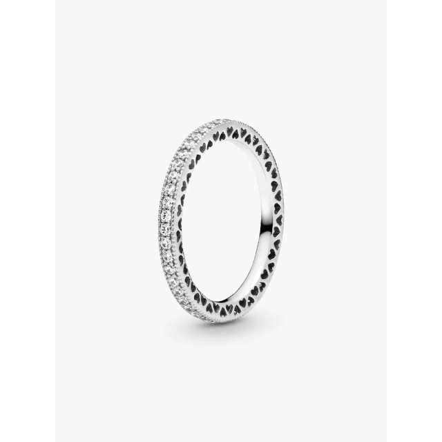 PANDORA TIMELESS Αστραφτερό Δαχτυλίδι με Καρδιές